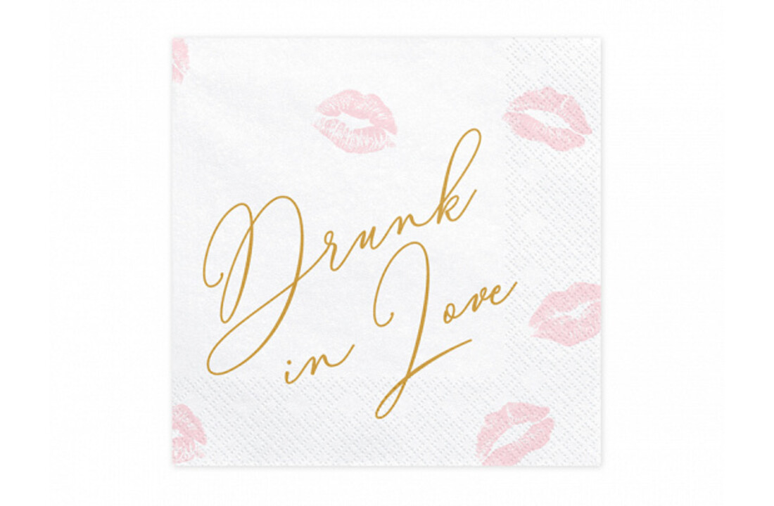 Servetten Drunk in love | 20 stuks