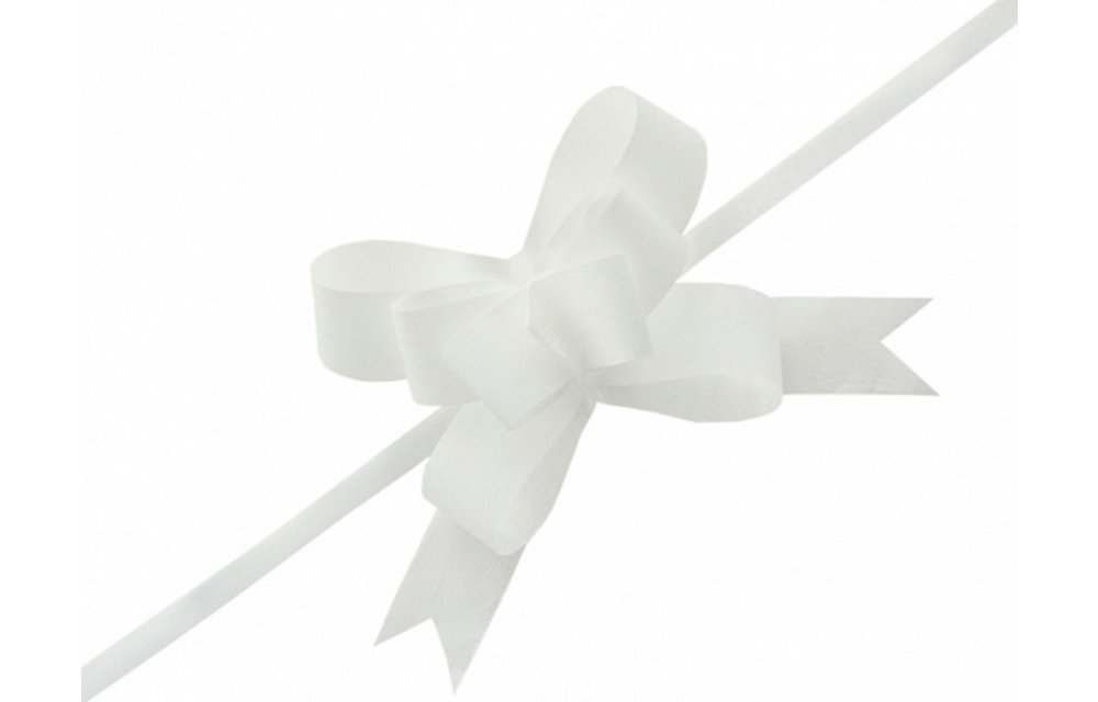 Strikjes wit 3 cm | 25 stuks