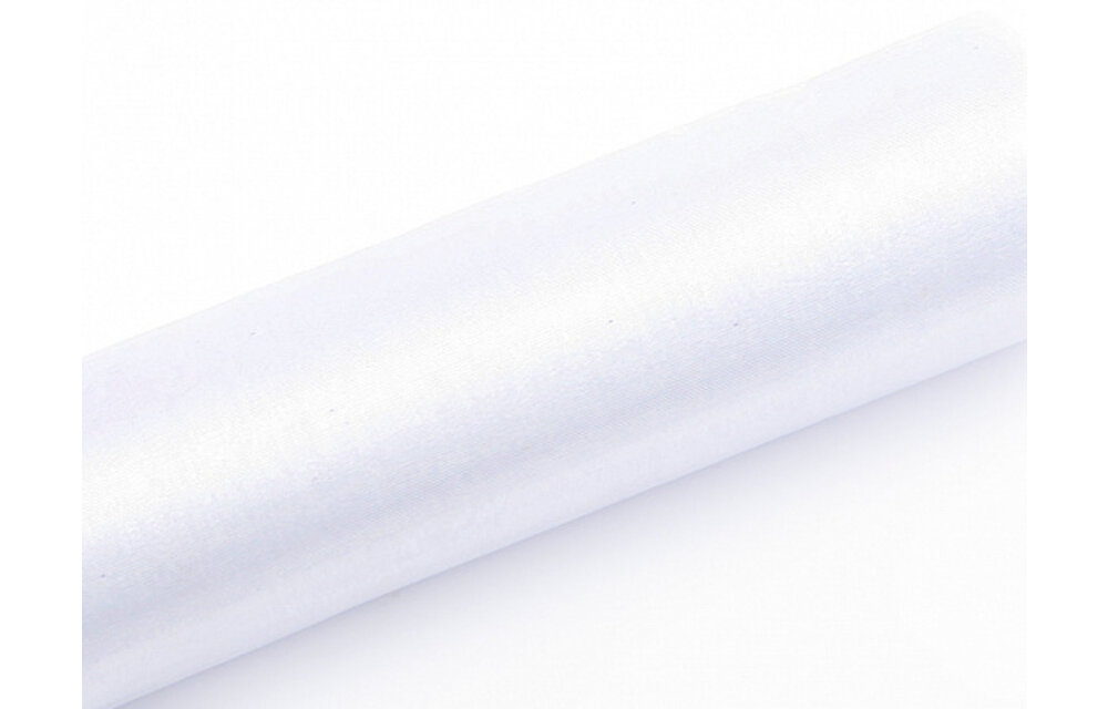 Organza op rol 0,16x9m | Wit