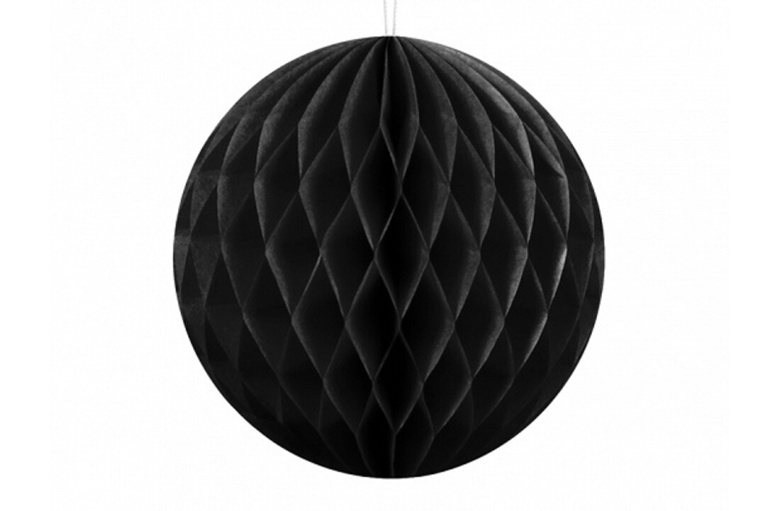 Honeycomb bal | Zwart | 40 cm