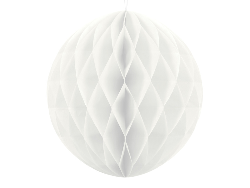Honeycomb bal | Wit | 30 cm