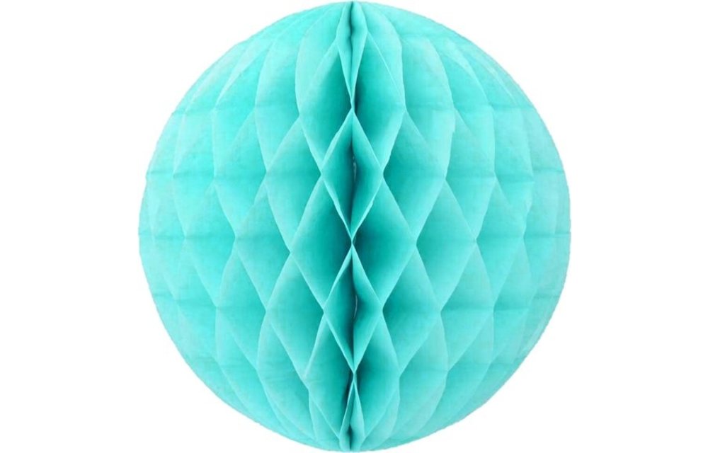 Honeycomb bal | Turquoise | 30 cm