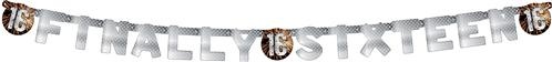 Eindelijk 16 slinger - zilver