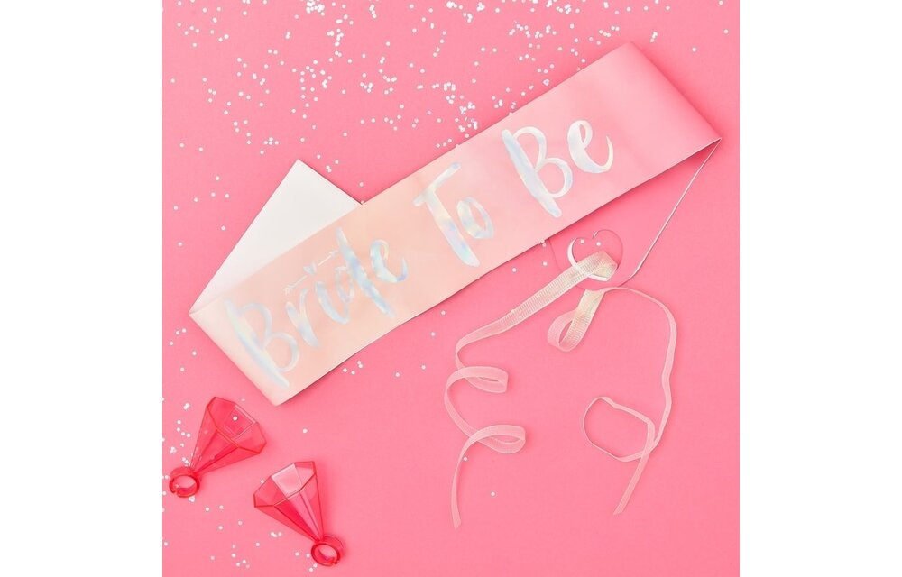 Bride to be sjerp / sash | Roze | Vrijgezellenfeest