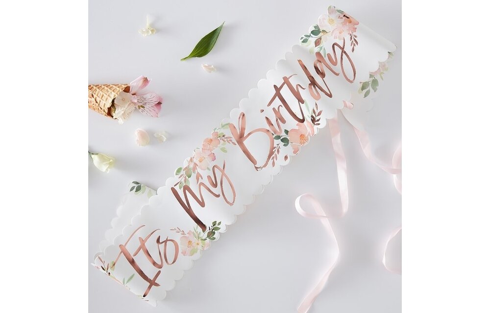 It's my birthday sjerp | Floral | Verjaardag