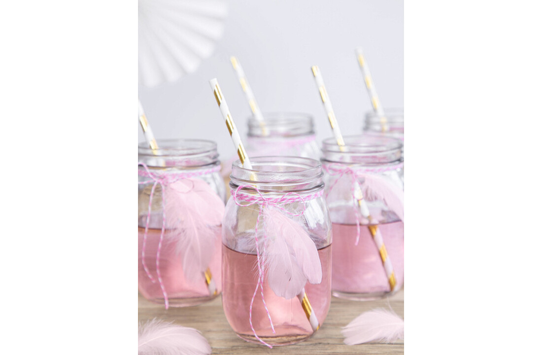 Roze decoratieve veren - 3 gram