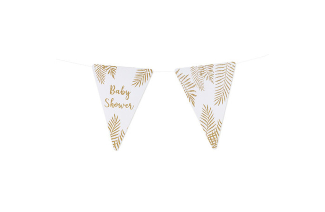 Slinger Babyshower gouden glitters | DIY | 2 meter