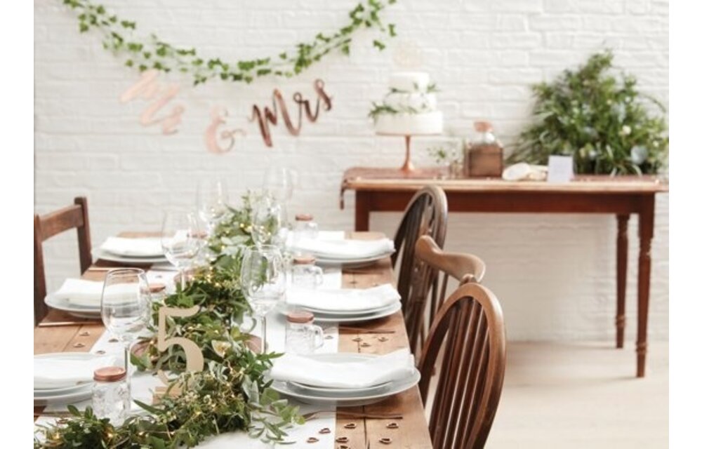 Slinger Mr & Mrs rose goud | 1,5 meter