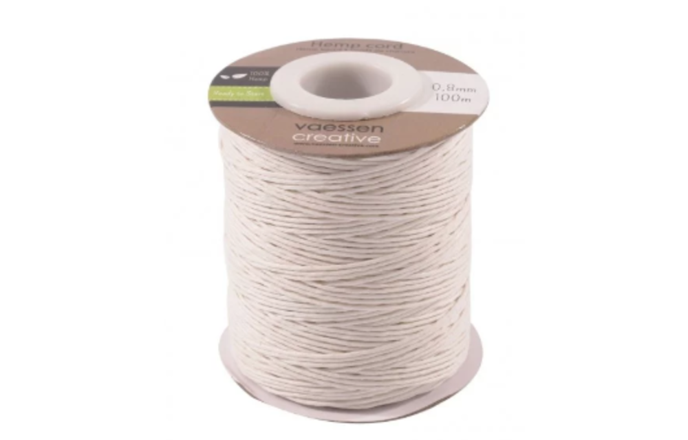Hennep touw | 100 meter | 0,8 mm breed