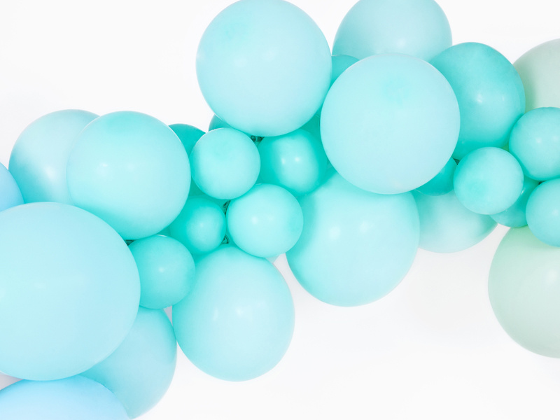 Ballonnen Licht Mint Pastel