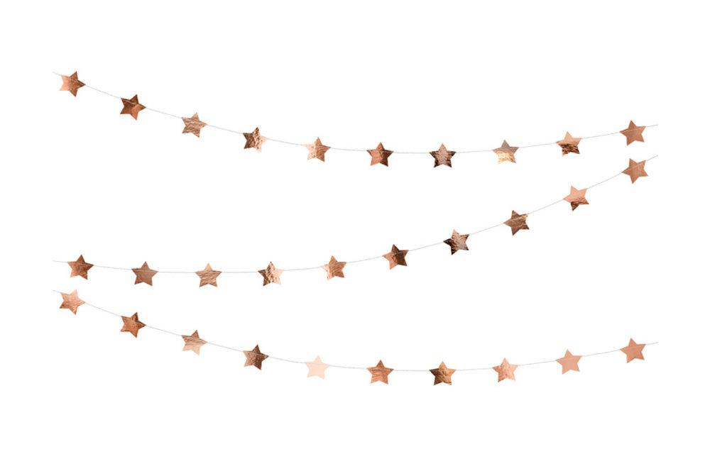 Sterrenslinger rose goud - 3,6 meter