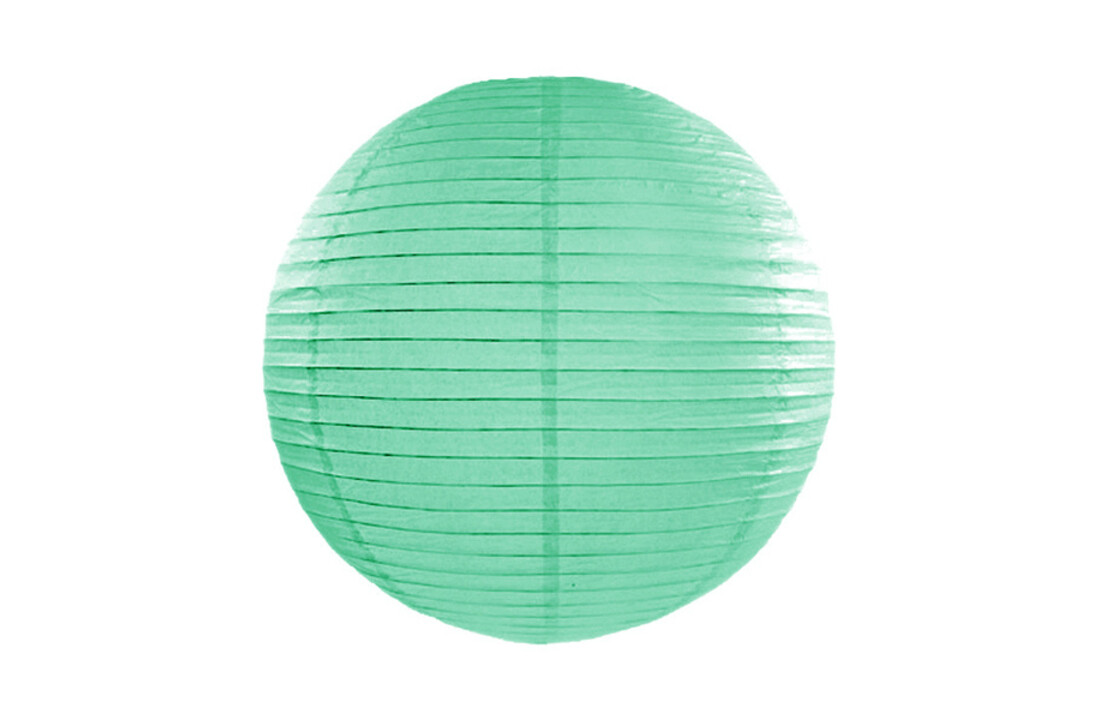 Papieren lampion 20 cm - mintgroen