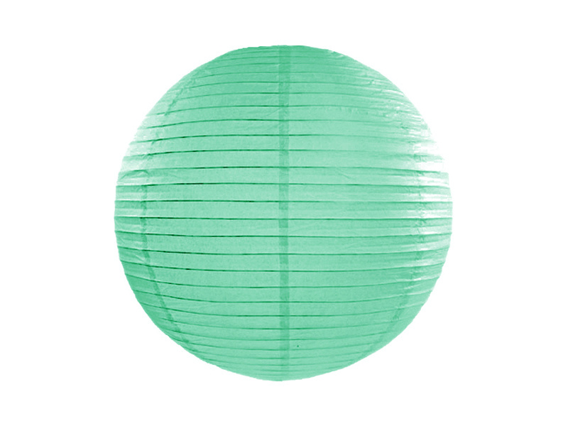 Papieren lampion 20 cm - mintgroen