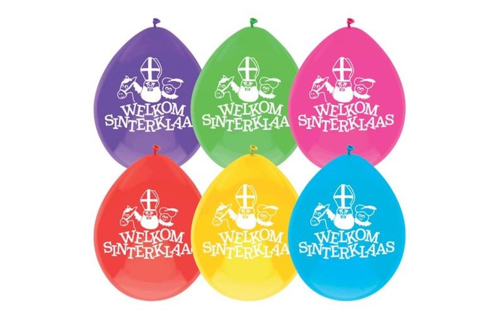 Sinterklaas ballonnen - 10 stuks