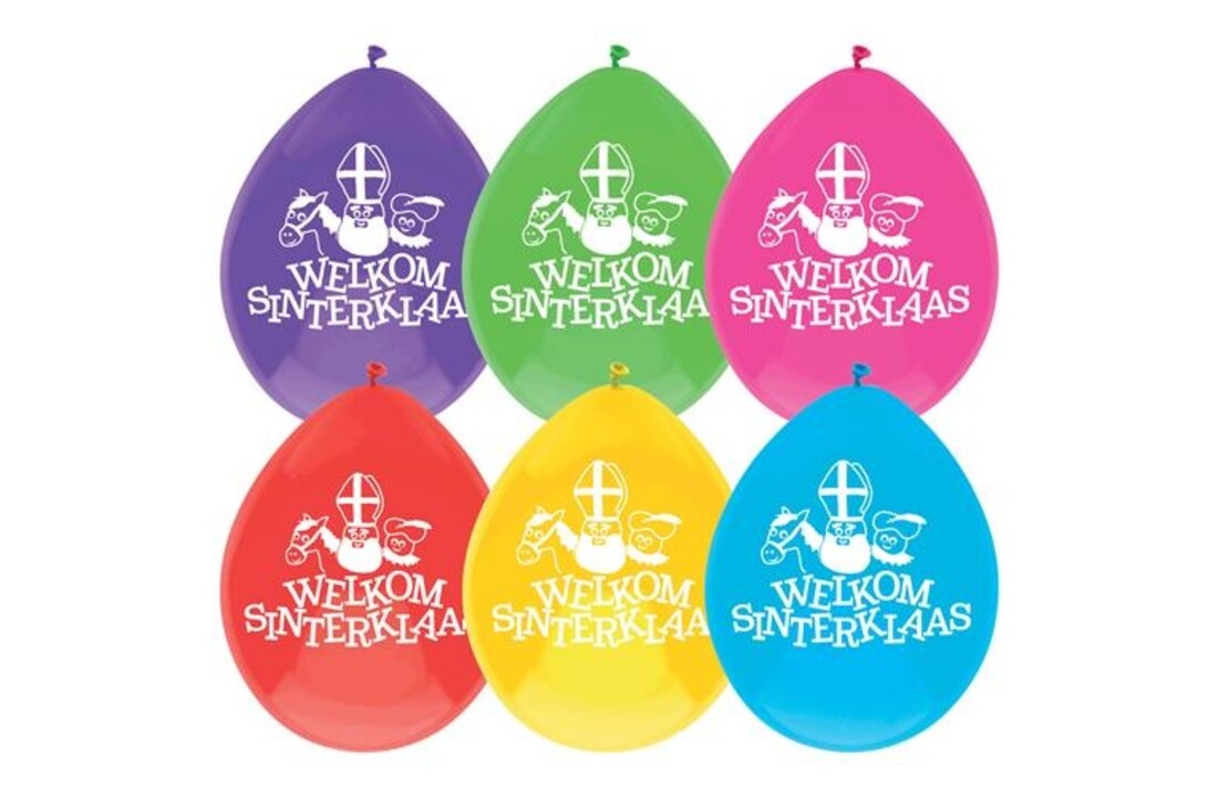 Sinterklaas ballonnen - 10 stuks