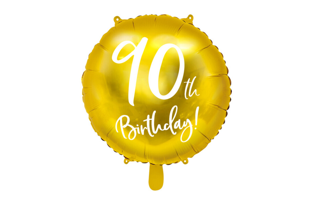 Folieballon 90th birthday - 90e verjaardag
