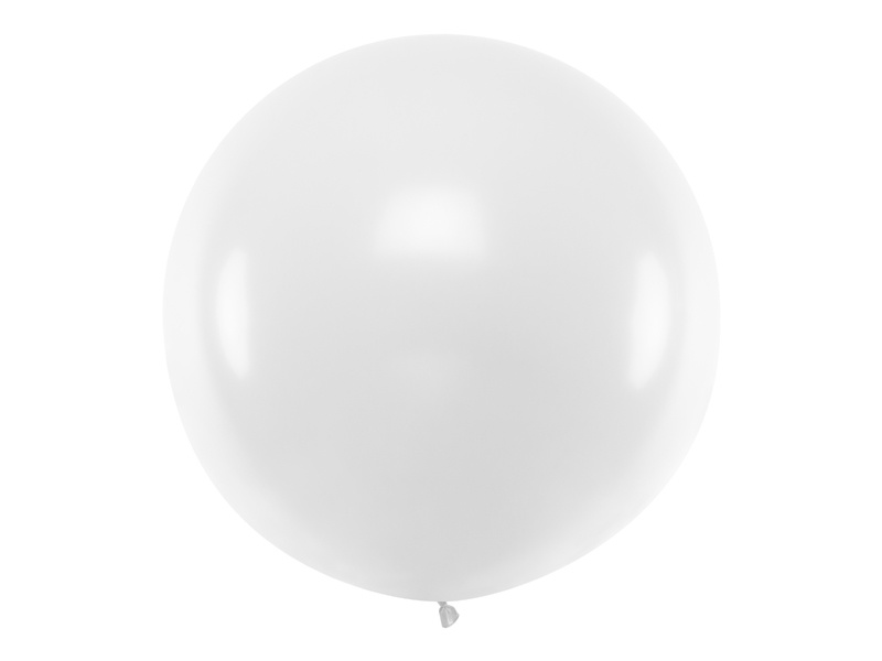 Reuzeballon | wit | 100 centimeter