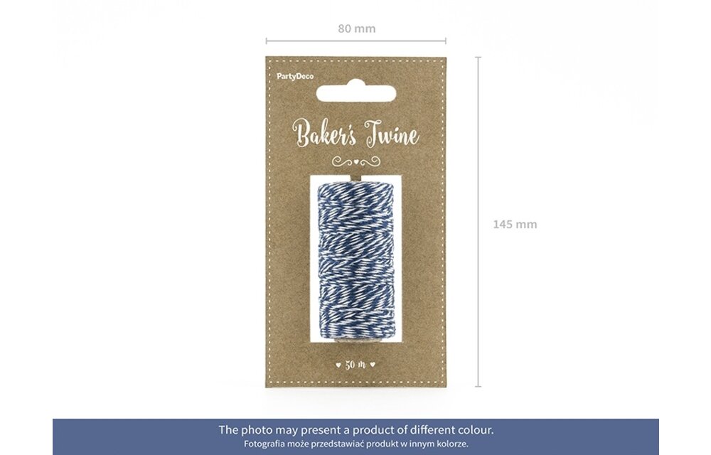 Baker's Twine - geel - 50 meter