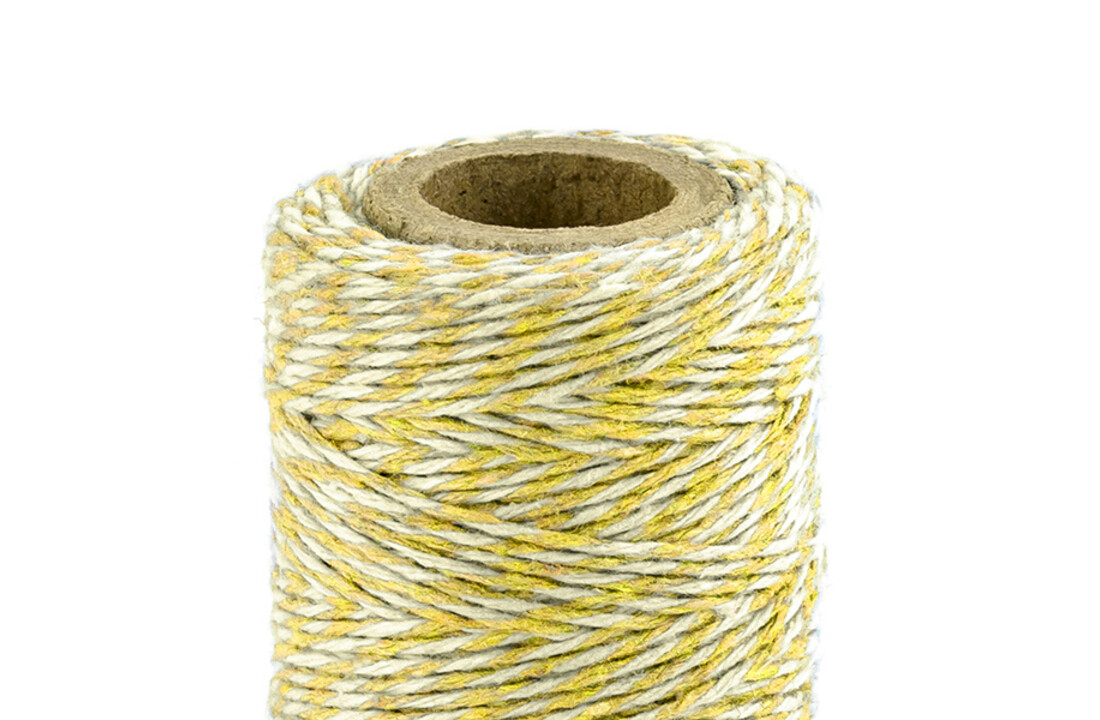 Baker's Twine - geel - 50 meter
