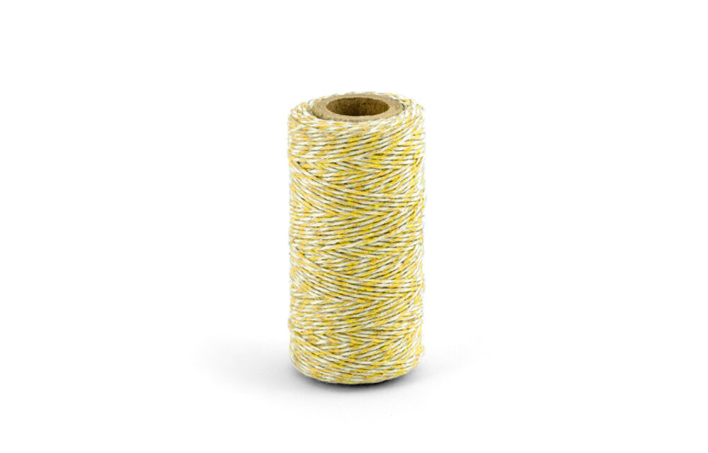 Baker's Twine - geel - 50 meter