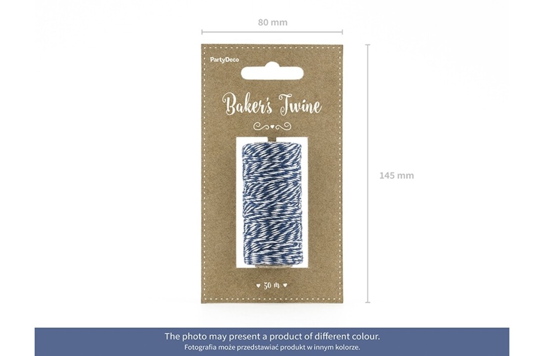 Baker's Twine - tiffany blauw - 50 meter
