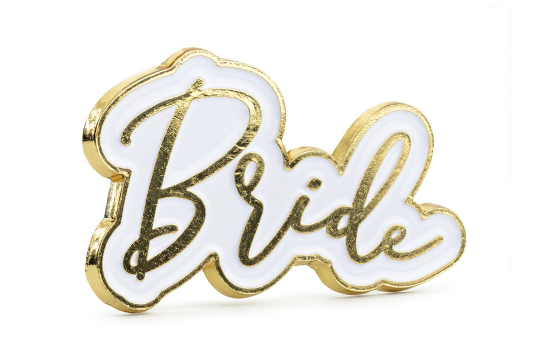 Bride metalen pin broche