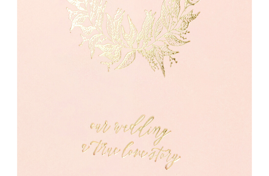 Gastenboek poederroze - Our wedding
