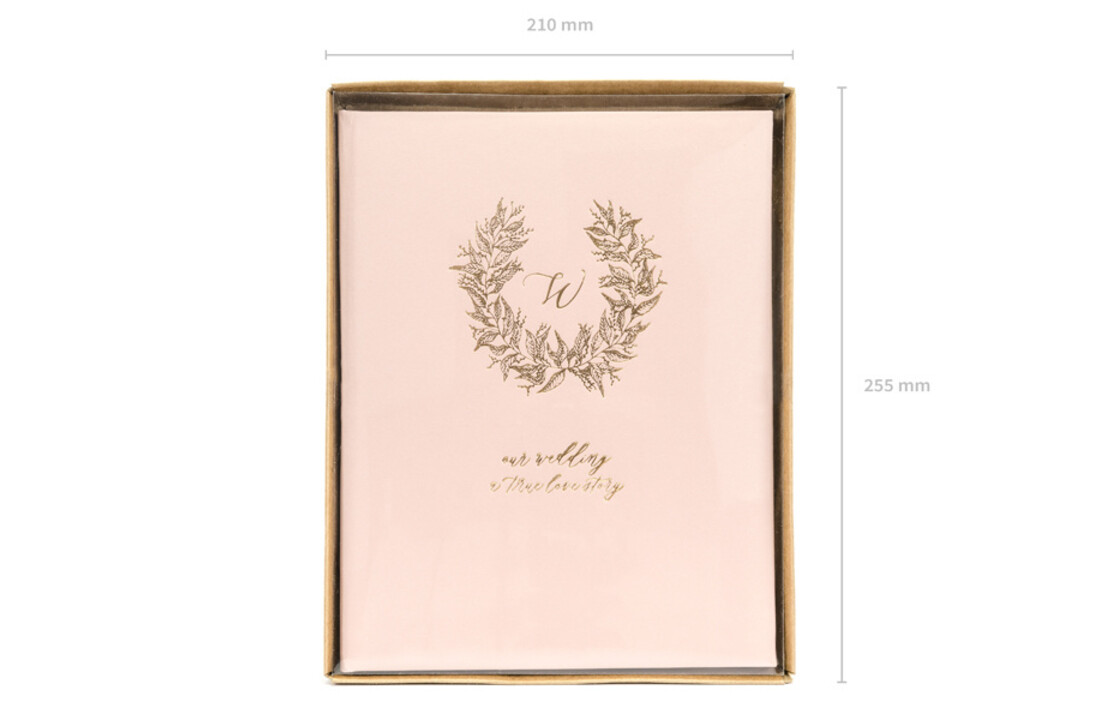 Gastenboek poederroze - Our wedding
