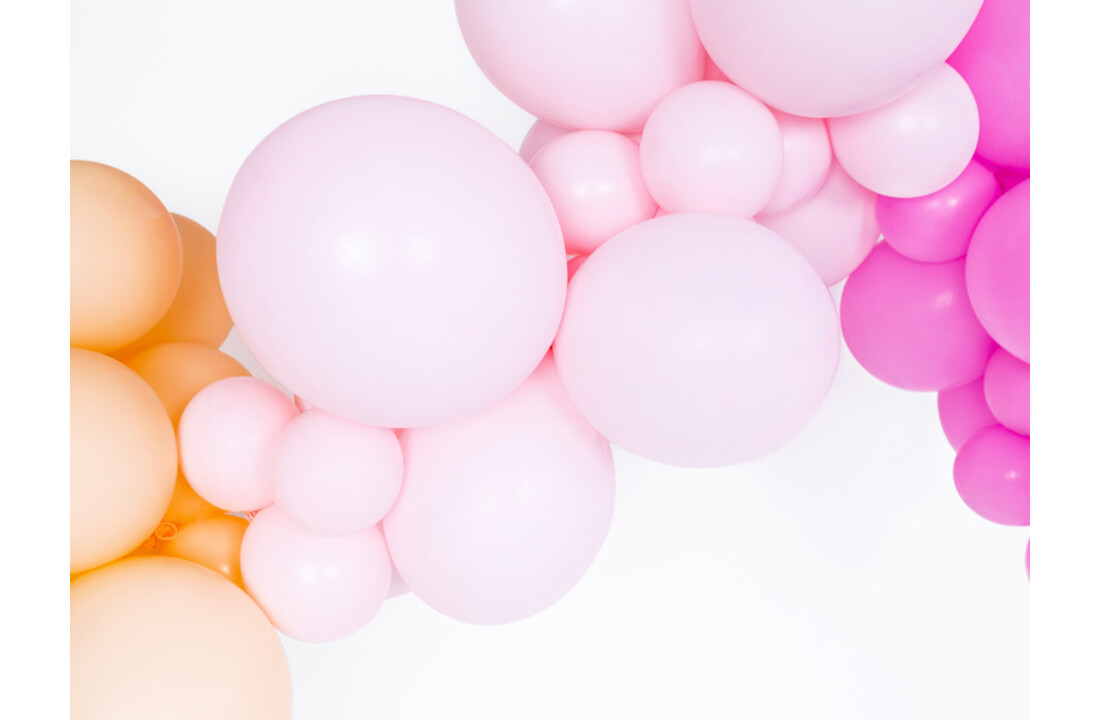 Ballonnen pastel pale pink