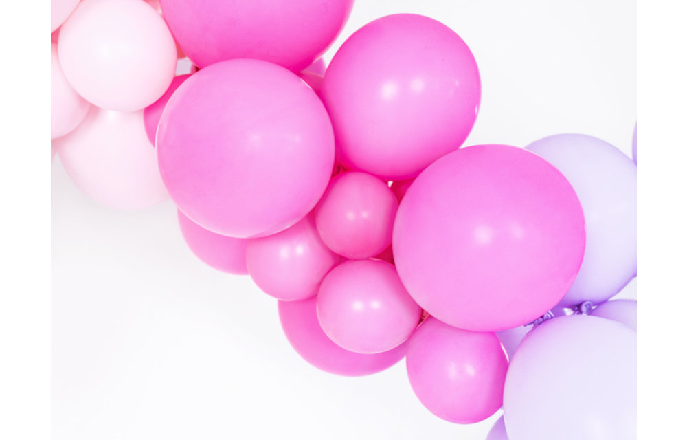 Ballonnen pastel fuchsia