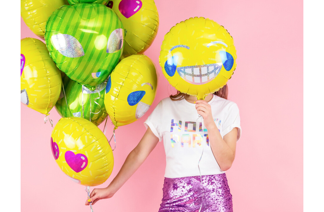 Folieballon Emoji - Smile - 45 cm