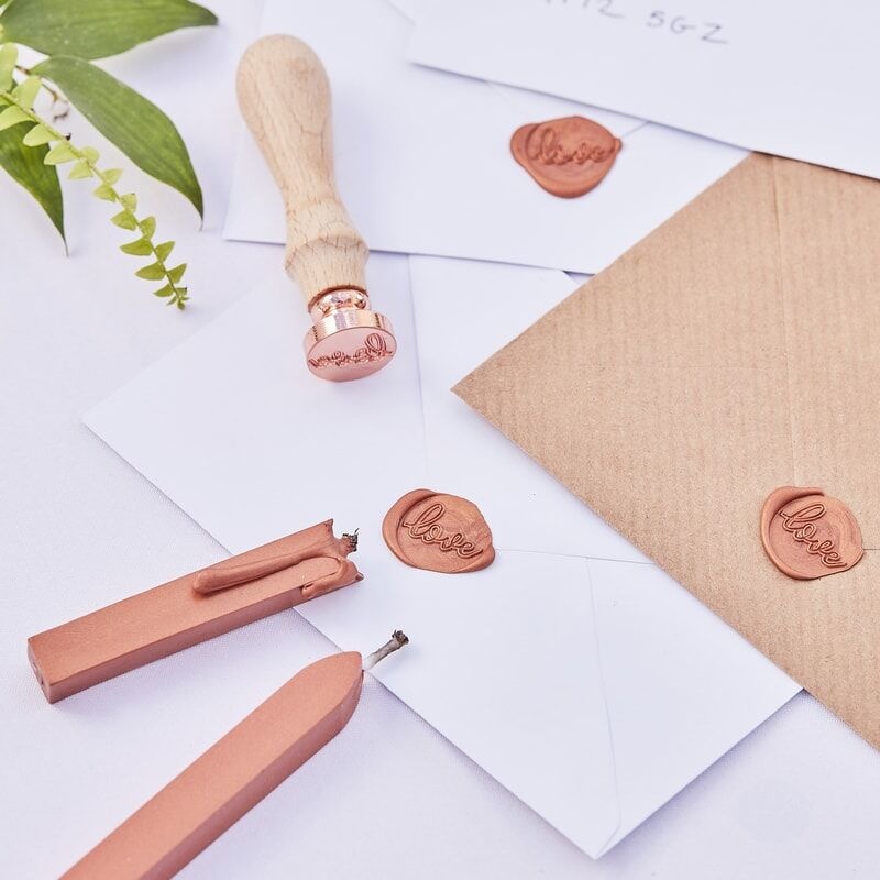 Stempel wax sluitzegel - Love