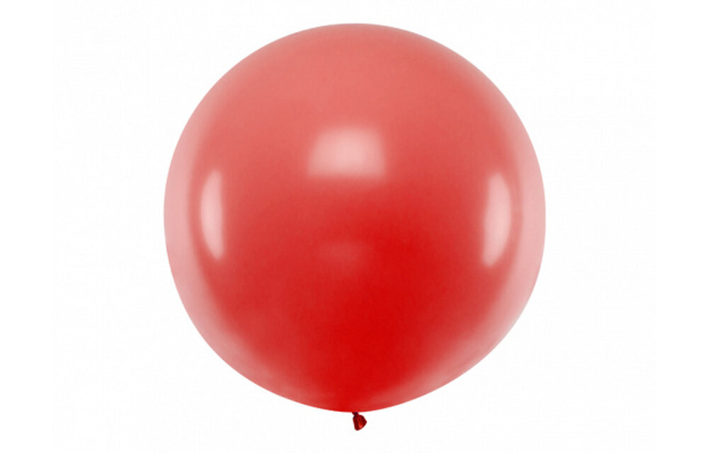 Reuzeballon Rood 100 centimeter