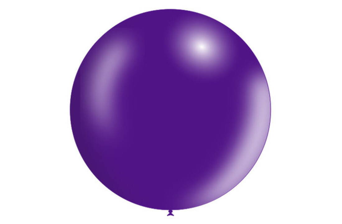 Reuzeballon donker paars 100 centimeter