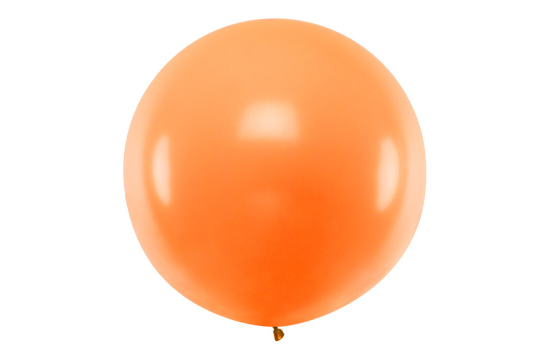 Reuzeballon oranje/orange 100 centimeter