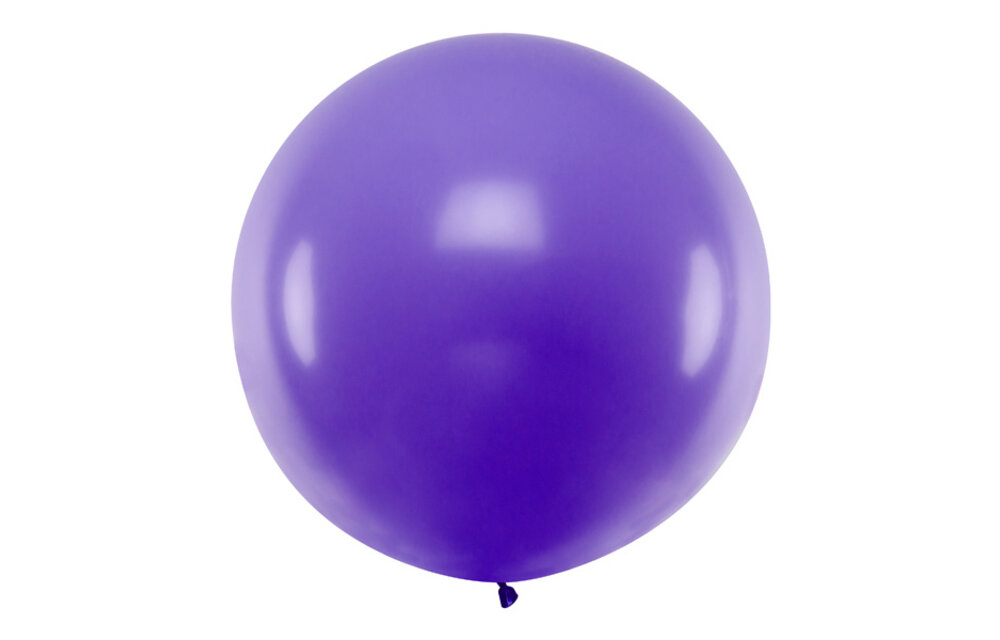 Reuzeballon lavende/paars 100 centimeter