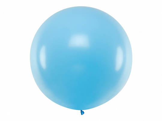 Reuzeballon licht blauw 100 centimeter XL