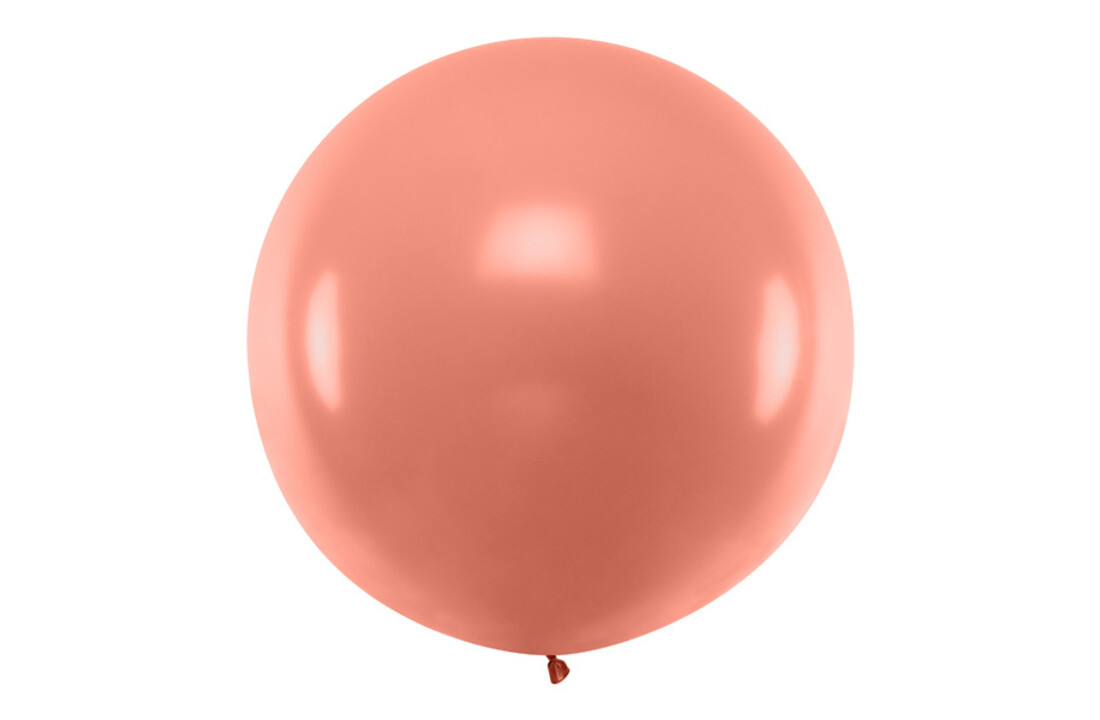 Reuzeballon metallic rose gold 100 cm xl