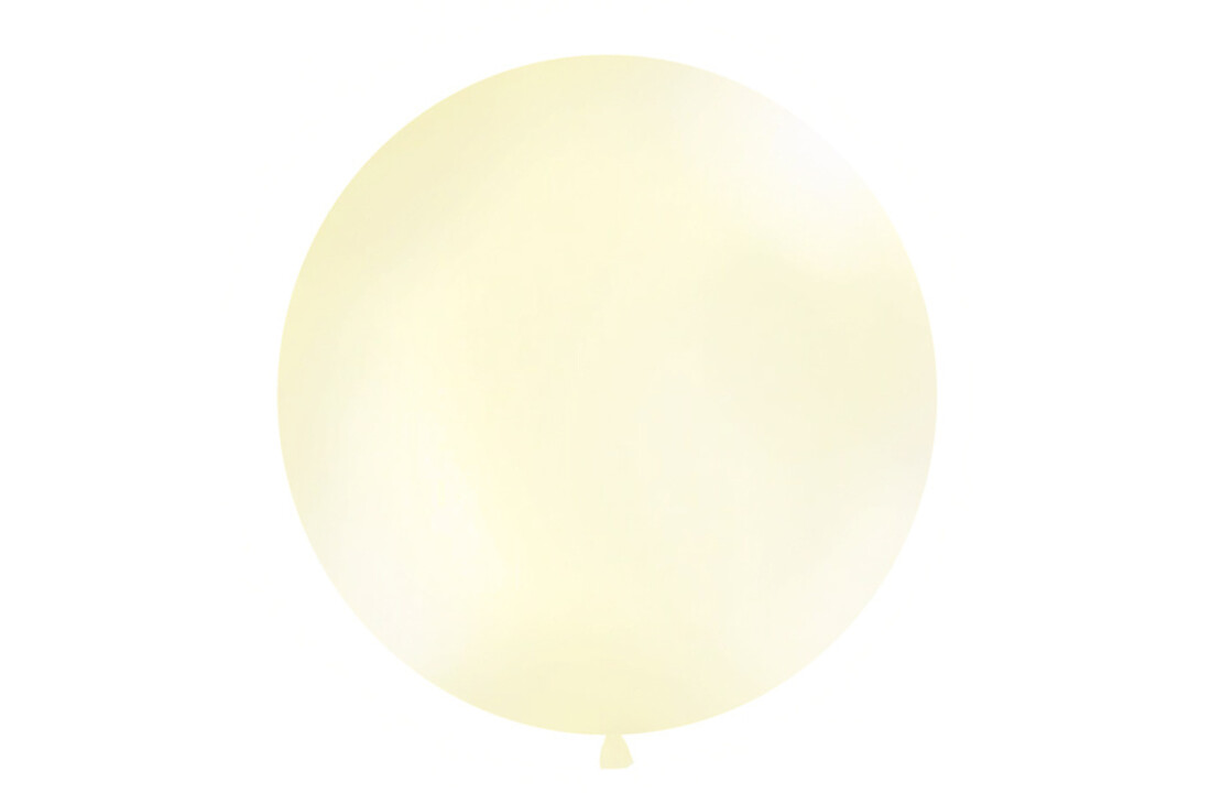 Reuzeballon metallic cream/ivoor 100 cm xl