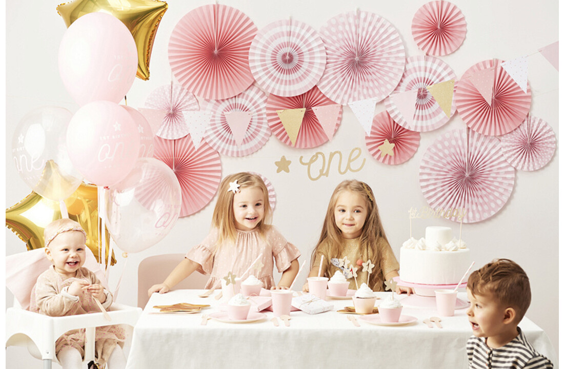 Cupcake Toppers 1st Birthday Gouden Sterren 6 stuks