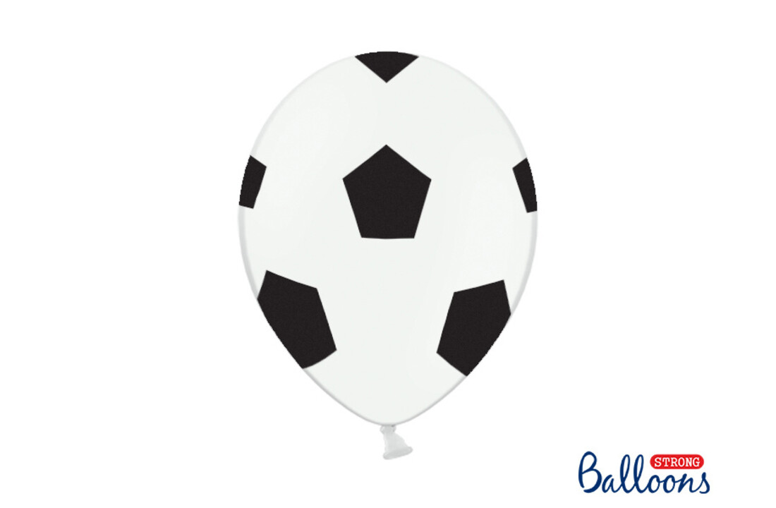 Voetbal ballonnen - 6 stuks