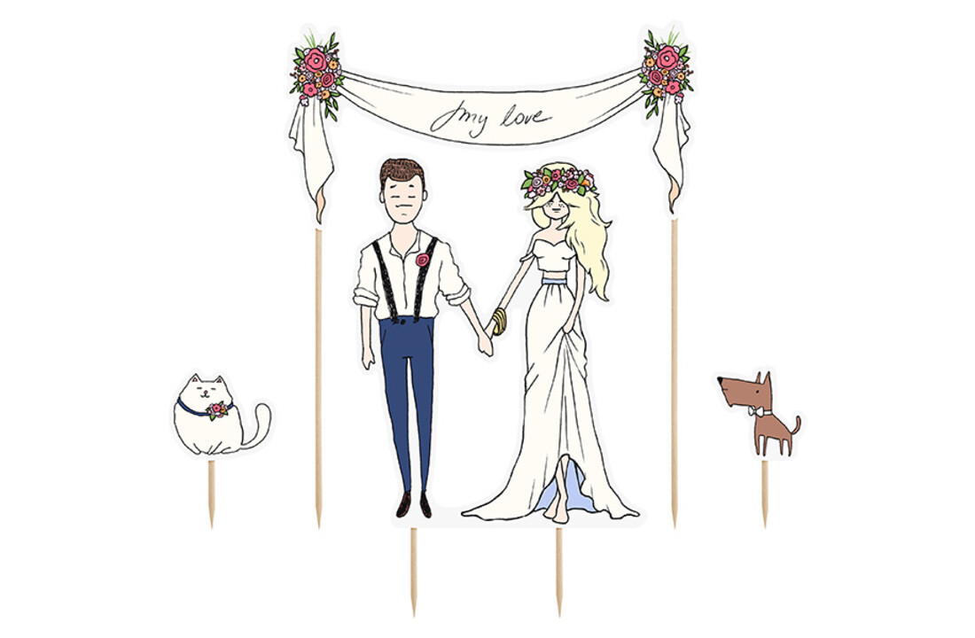 Taarttopper - My love - 4-delig