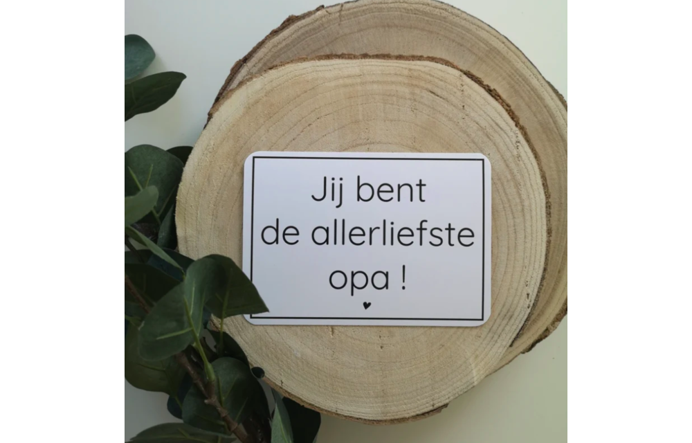 Borrelplank - Opa's borrelplankje