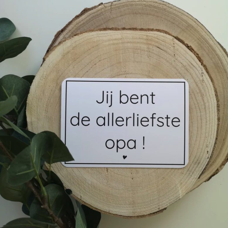 Borrelplank - Opa's borrelplankje