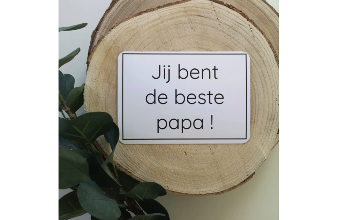 Borrelplank - Borrelplank van de stoerste papa