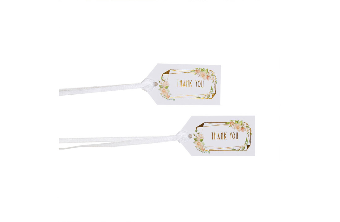 Kleine geschenkhangers Floral - 10 stuks