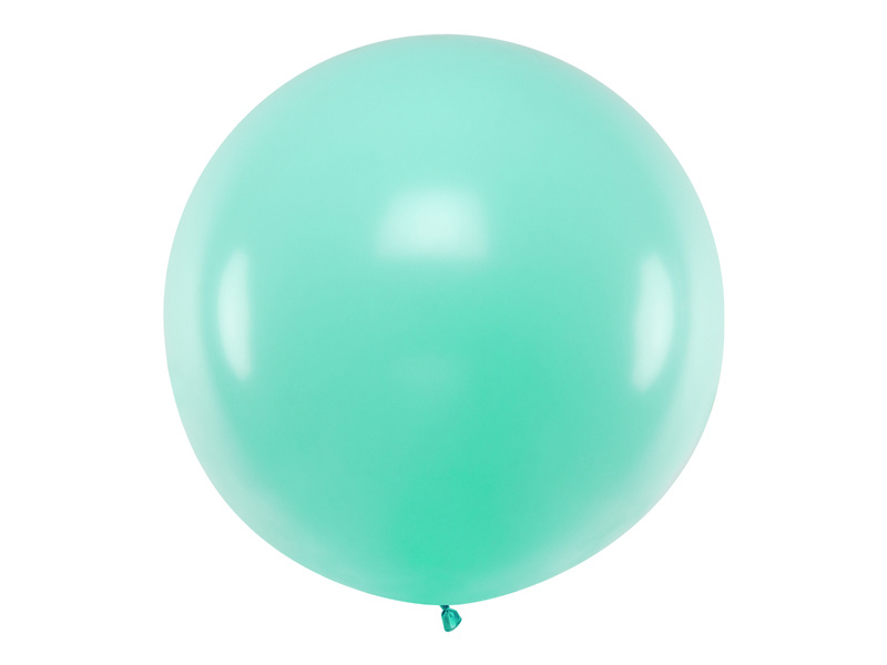 Jumbo pastel ballon - mint - 1 meter