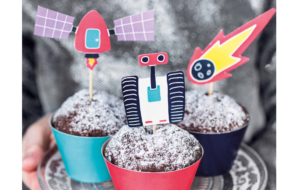 Space cupcake set - 12-delig