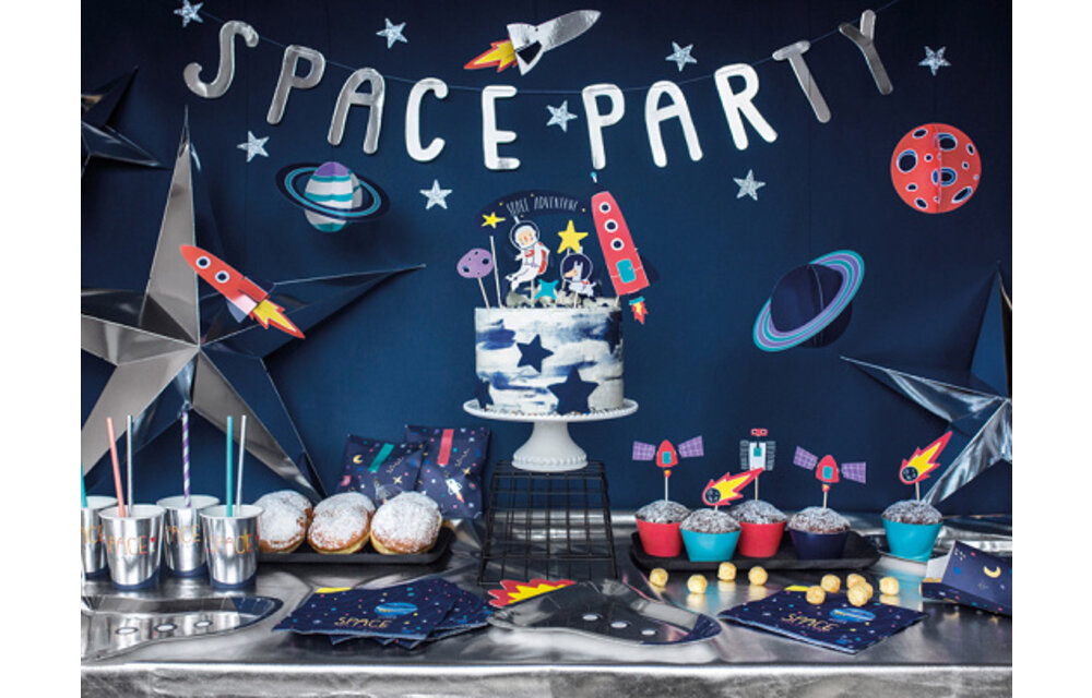 Space cupcake set - 12-delig
