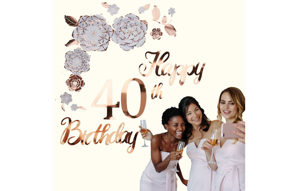 Wanddecoratie - Happy Birthday kit voor elke leeftijd!